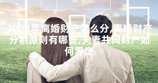 2023年离婚财产怎么分,离婚财产分割原则有哪些,夫妻共同财产如何界定